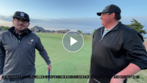 Kaleb Keith and Adam Lewellen win Elk City first horse race of the season