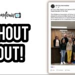 HometownTV logo and Facebook post announcing Mike Sparks as Superintendent of the Year