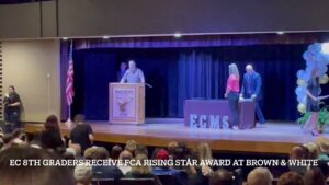 Elk City Middle School Students Receive “Rising Star” Award from Fellowship of Christian Athletes