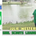 Girl Scout Leader Julie Western at Ackley Park