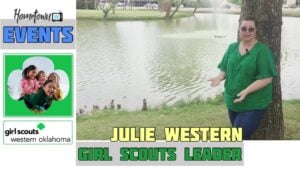 Girl Scout Service Unit Event and Flag Retirement Ceremony at Ackley Park