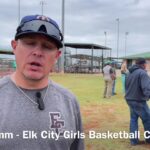 Coach Sean Hamm at Elk City baseball fields