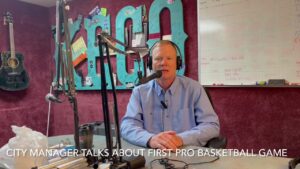 Successful Debut of Pro Basketball at Arrowhead Center, says City Manager Tom Ivester